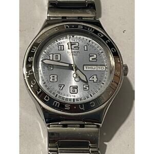SWATCH Irony COOL DAYS Mens Quartz Watch 37mm  Day Date RARE